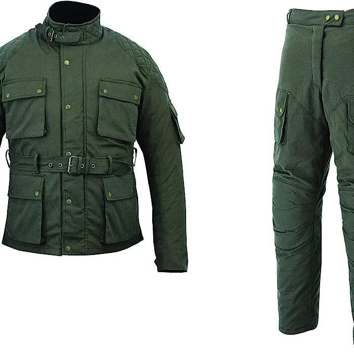Cotton Wax suit jacket pant