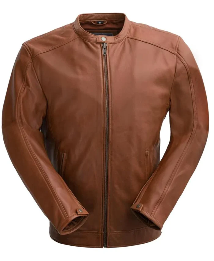 Men's Brown Leather Jacket