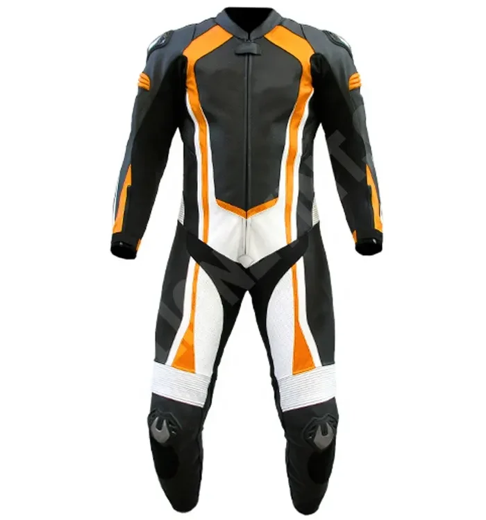 Premium Quality Cowhide Leather Motorcycle Custom Racing 1 Piece Suit