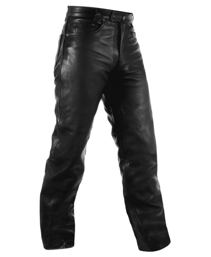 Biker Jeans Trousers Cruiser leather Motorbike Motorcycle Pants All Sizes