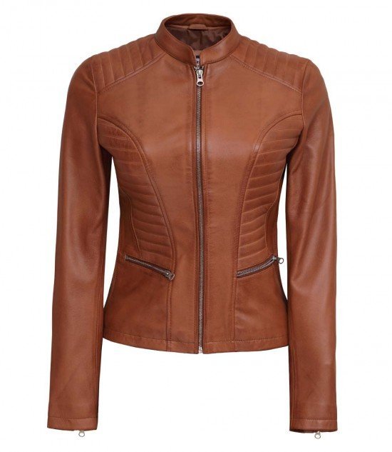 ladies leather jacket