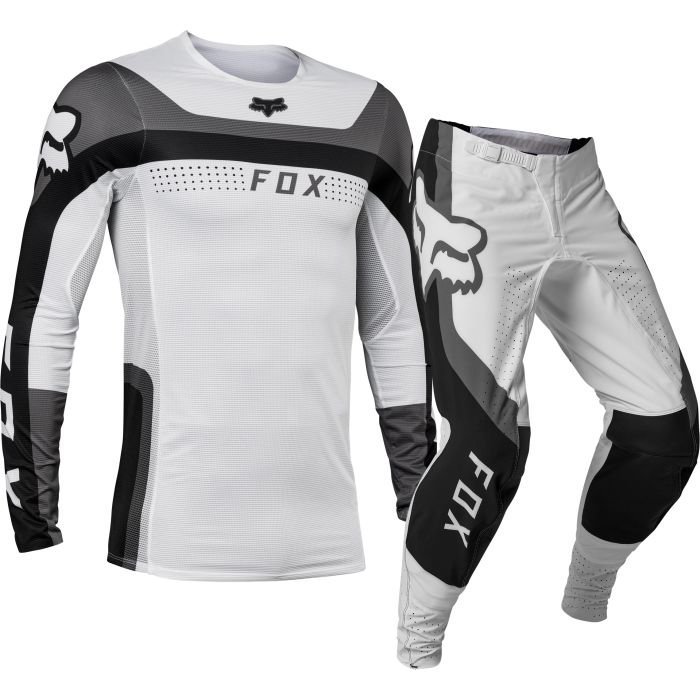 Fox Flexair EFEKT Motocross Gear Black White