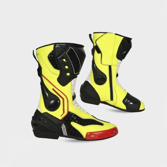 BRAND NEW MOTORBIKE Boots MOTORCYCLE RACING MOTOGP LEATHER SHOES BOOTS
