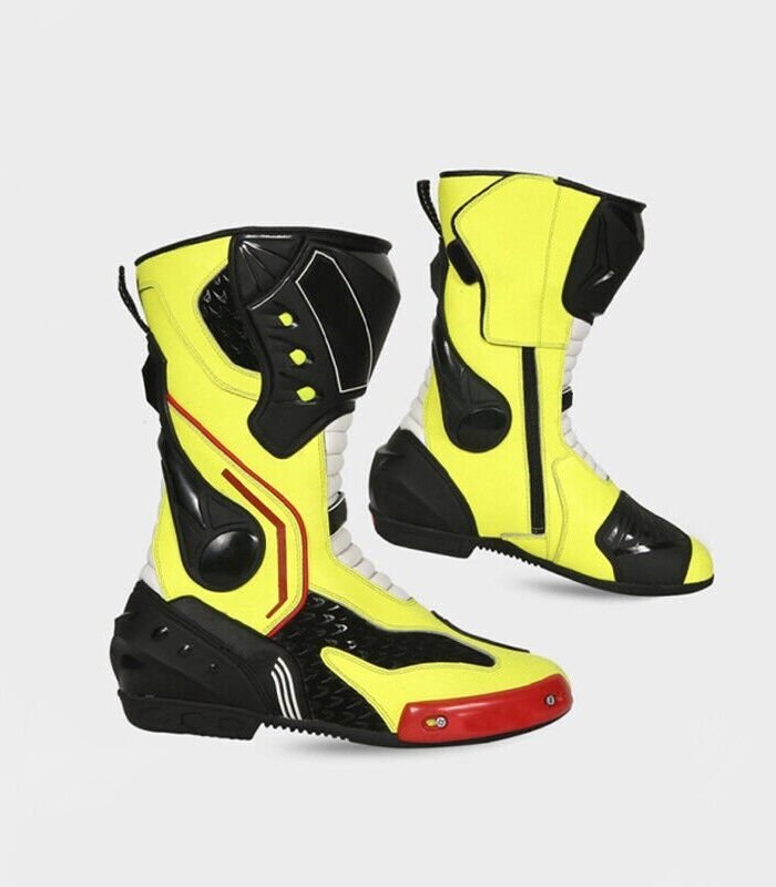 BRAND NEW MOTORBIKE Boots MOTORCYCLE RACING MOTOGP LEATHER SHOES BOOTS
