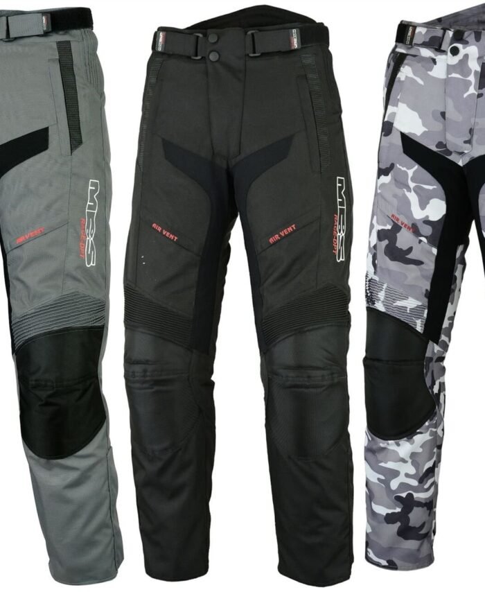 Motorbike Motorcycle Trousers CE Armour Protective Waterproof Biker Thermal Pant