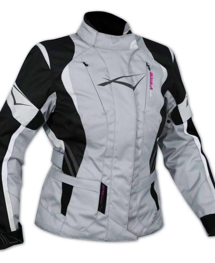Ladies Motorcycle Biker Riding Waterproof Traveller Textile Touring Jacket A-Pro