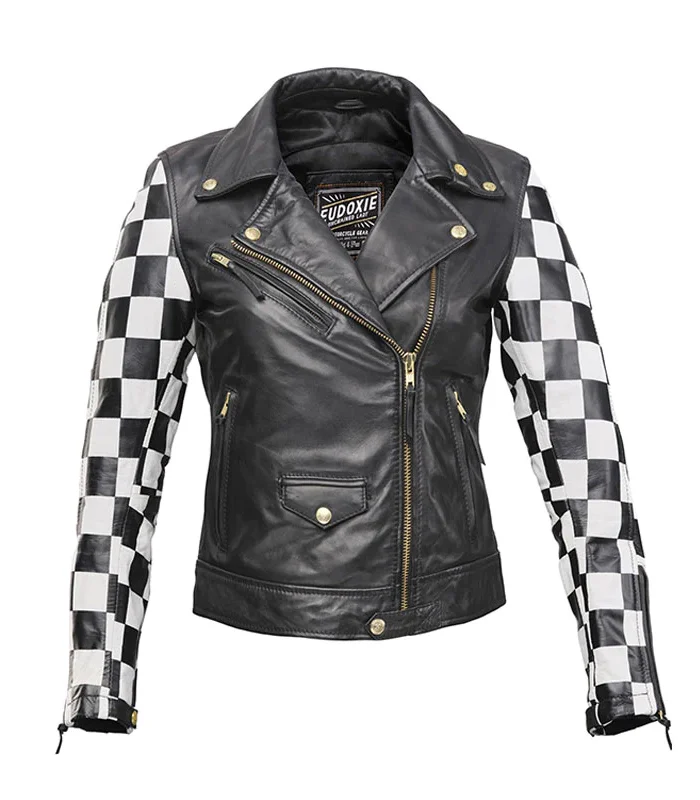 Women's  Leather biker Jacket